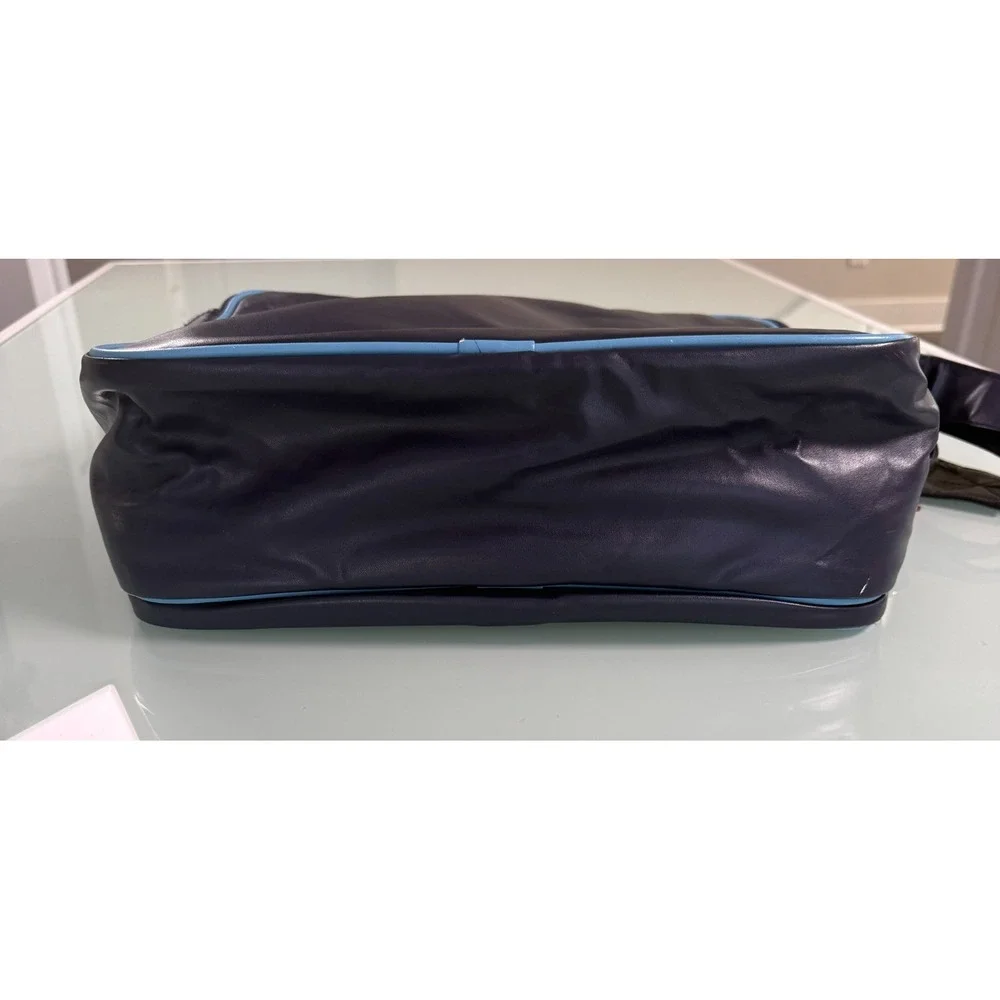 Onitsuka Tiger Messenger Bag Navy Blue/Light Blue Trim Made By Asics